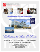 IMIA 2011 25th Anniversary Conference Program