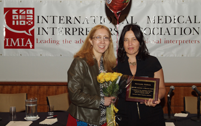 2010 IMIA Distinction in Education Award Winner - Marianela Mañana